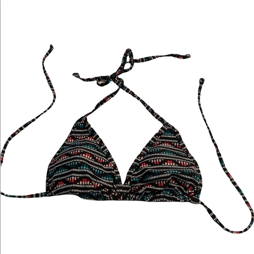 Old Navy swim bra bikini top size ties at neck and mid back padded XSmall NWT